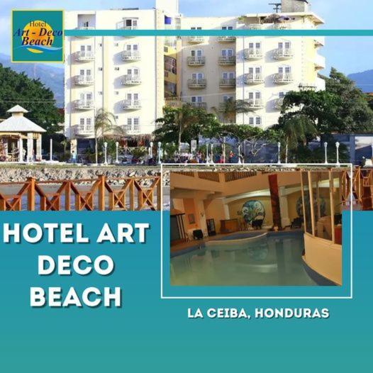 Hotel Art Deco Beach La Ceiba Exterior foto